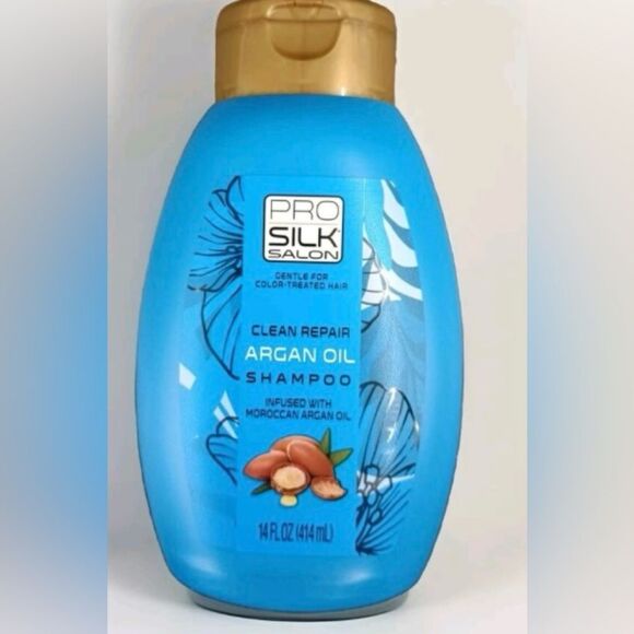 🎉Pro Silk Salon Argan Oil Shampoo & Tea Tree  & Mint Oil Conditioner 1… - Picture 2 of 8